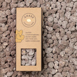 Saltede cashewnødder med brunet smør og mørk chokolade fra Anker chokolade