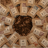 Julekalender med 25 poser hele kaffebønner - The Brew Company