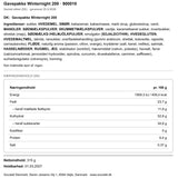Varedeklaration – Julegavepose med brunkager og søde sager