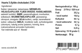 Gaveæske med chokoladehjerter fra Xocolatl