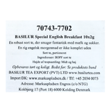 Te - 10 tebreve med English Breakfast tea, Basilur