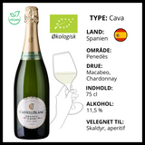 Mousserende, Castellblanc Cava Organic Brut Nature ØKO (Spanien)