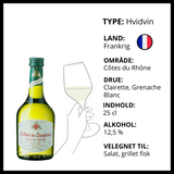 Hvidvin, Cellier des Dauphins - Prestige Mediterranée IGP 25 cl (Frankrig)