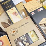 Økologisk gavekurv med specialøl, chokolade og lemonade