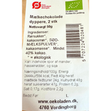 Rørepinde til varm kakao, mælke chokolade (økologisk)