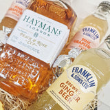 Gavekurv med Haymans Peach & Rose gin