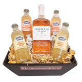 Gavekurv med Haymans Peach & Rose gin