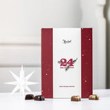 Julekalender med små fyldte chokolader - Xocolatl