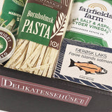 Gavekurv med Pasta, Laks og chips