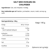 Salt med Hvidløg og Rød Chili Peber - Nicolas Vahé