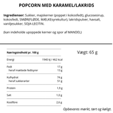 Popcorn med lakrids, No Crap