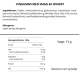 Cocktail vingummi med WHISKY fra SWEEDS (Flowpack)