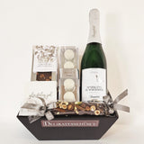 Julekurv med Sparkling og chokolade
