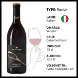 Rødvin, Ca' Di Rajo - Cabernet Franc (Italien)