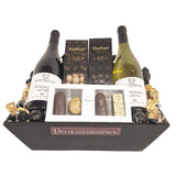 Gavekurv - med Bourgogne vin, nødder & chokolade