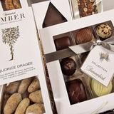 Gavekurv med økologisk chokolade fra Summerbird Organic